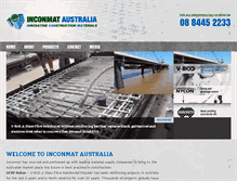 Tablet Screenshot of inconmat.com.au